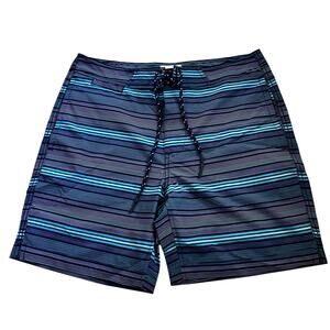 Surfside Supply M Swim Trunks Board Shorts Swimming Surf Beach Mens Striped NEW